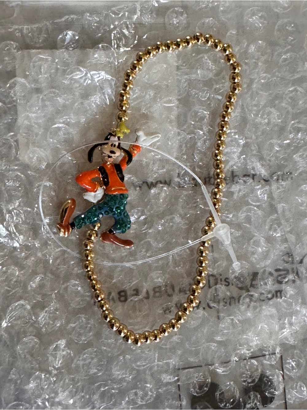 New Disney BaubleBar Beaded Goofy Bracelet